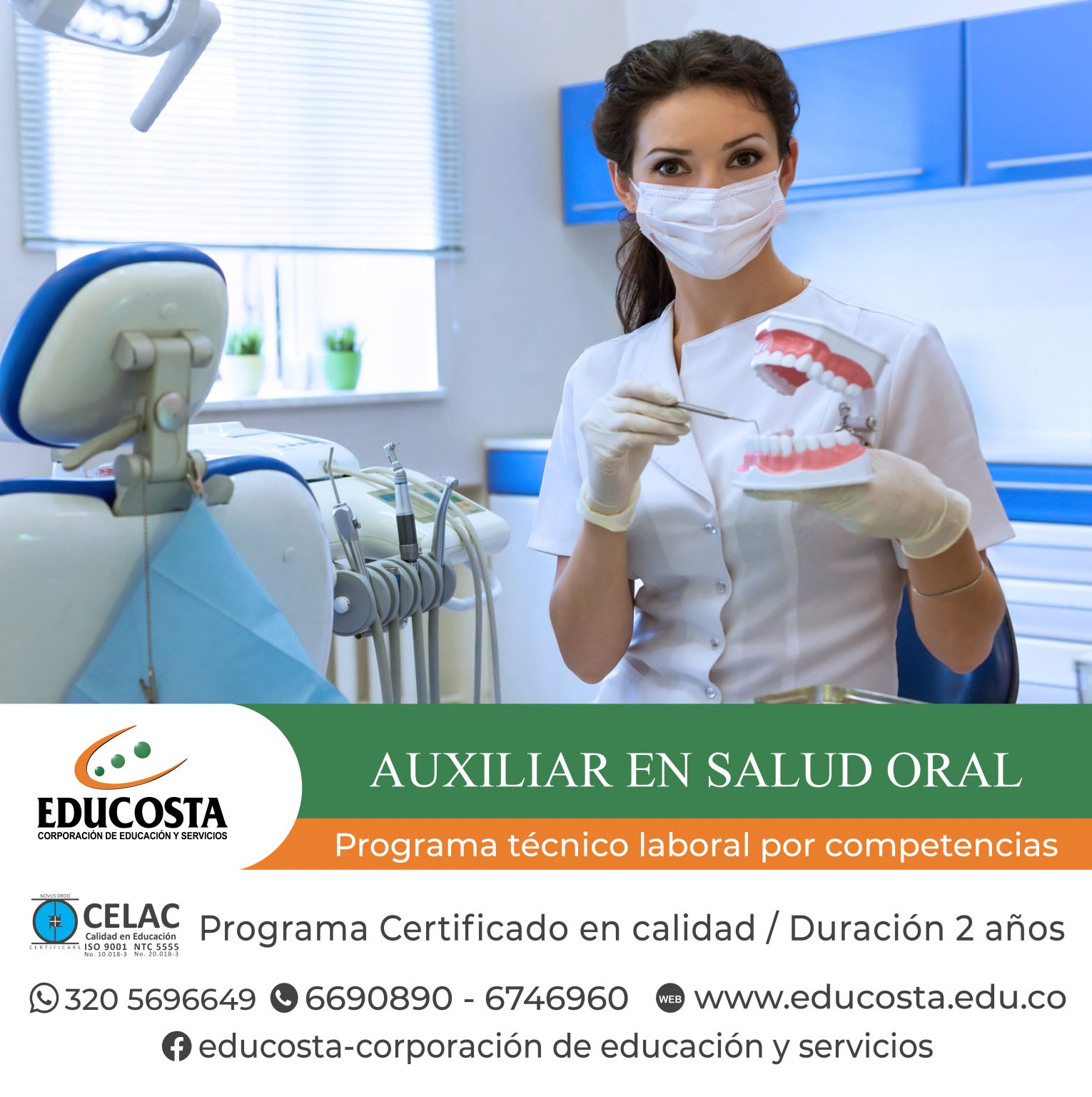 TÉCNICO LABORAL AUXILIAR EN SALUD ORAL – EDUCOSTA